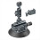 Hand Pump Car Suction Cup Phone Action Camera Holder for DSLR 3