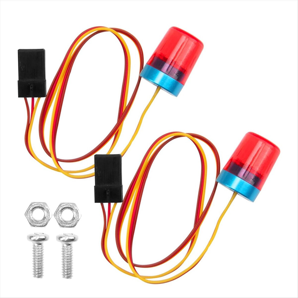 2Pcs Multi-Function Rc Led Flash Lights Alarm Lamp Flashing Rotating L 4852827064477