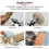 EU Plug,100W Double Grinder Machine Motor Mini Coarse and Fine Polishi 4