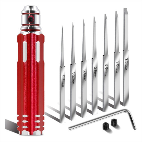 Prime Model Scriber , with 7 Blades (0.1/0.2/0.4/0.6/0.8/1.0/2.0mm),fo 1