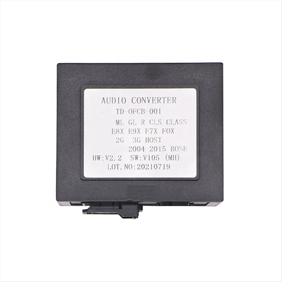Car Stereo Most Fiber Optical Radio Decoder Amplifier Adapter Box For 4852827085410