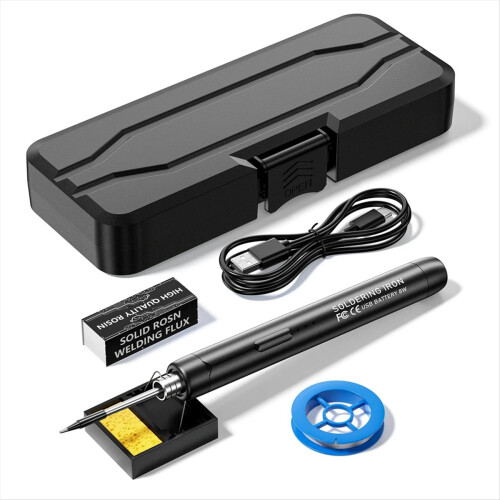 5V Micro-USB Soldering Iron Kit,with Battery Wireless Portable Electri 1
