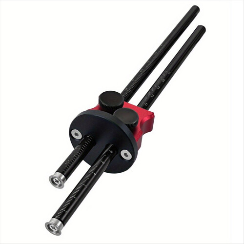 Double Head Wheel Marking Gauge Parallel Line Drawing Tool Woodworking
