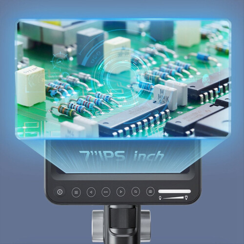 Digital Microscope 7Inch LCD 1200x Zoom 12MP HD Professional Electron 2