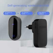 Kabellose Türklingel mit EU-Stecker, wasserdicht, intelligent (IP68), intelligente Türklingel für Zuhause.