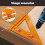 2-In-1 Rafter Square,Positioning Triangle Ruler Innovative Square Tool 4