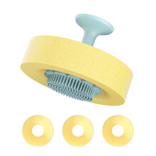 Épurateur de Pots en Silicone avec ventouse à rangement-Vert