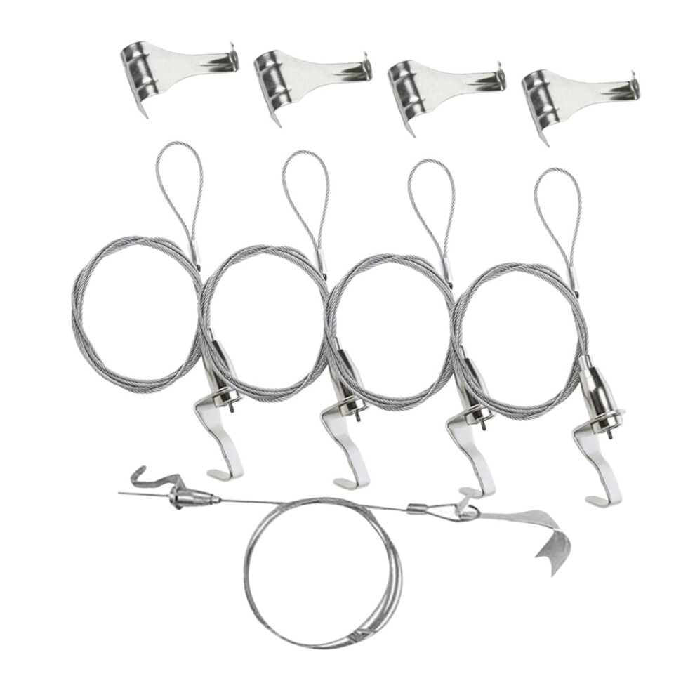 Hang Pictures With Picture Frame Hooks, Rail, Drywall, Wire, Durable Hangers 9001264701253