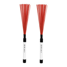 Drum Brushes Nylon with Comfortable Grip for Jazz Percussion and Consistent Sound Quality