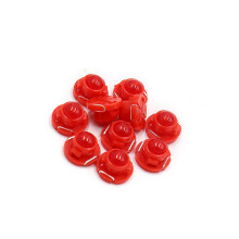 Universal T4.7 Red LED Instrument Gauge Lamp Bulb, Plastic, 10pcs