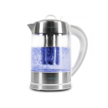 Bollitore Elettrico Cecotec ThermoSense 370 Clear. 1.7 L, Vetro Borosilicato, Senza BPA, Base 360, Filtro Anticalcare, Sistema Triplo