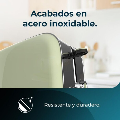 Cecotec Tostapane verticale Toastin' time 1500 Verde 2