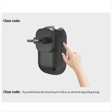 Kabellose Türklingel mit EU-Stecker, wasserdicht, intelligente Smart-Home-Türklingel