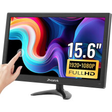 PC Touchscreen Monitor 15.6 Inch 1080P Full HD IPS Display 10-point Capacitive Touch Equipped with HDMI/USB Input Ports Ideal