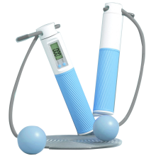 Counting Screen Weighted Jump Rope, Ergonomic Handle & Calorie Counter, Cordless Exercise For Women Men Kids