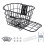 Iron Wire Basket Bike Front Organizing Storage Holder Handlebar Riding 4