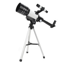 Télescope éducatif pour jeunes astronomes, lunette réfractrice à fort grossissement de 70 mm d'ouverture avec fonction de recherche d'étoiles et