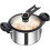 Stainless Steel Micro Pressure Cooker 3.5L with Lid Handle, Quick Release Stew Pot for Kitchen 3