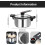 Stainless Steel Micro Pressure Cooker 3.5L with Lid Handle, Quick Release Stew Pot for Kitchen 2