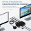 USB KVM Switch Shared Switcher 2 in 4 Out for Laptop PC Keyboard Mouse 5