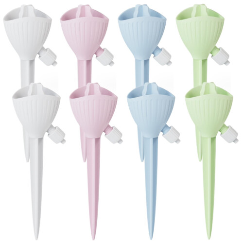 SelfWatering Spikes 8 Pieces Adjustable Valve Water Drip Irrigation