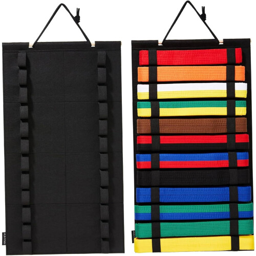 Hanging Taekwondo Belt Display for Teachers, Students 2