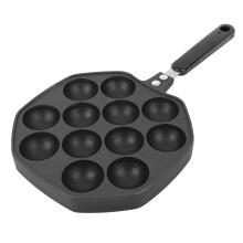 Takoyaki Pan 12 Hole Nonstick Aluminum Alloy Grill Plate for Octopus Balls and Pancakes