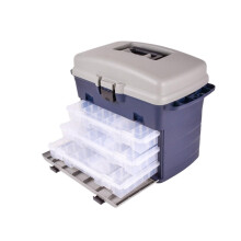 Fishing Box Fishing Box Multifunctional Fishing Accessories Fishing Tackle Box Sequ Storage Box Fishing Box for Bait 43.5x32x24cm Multicoloured