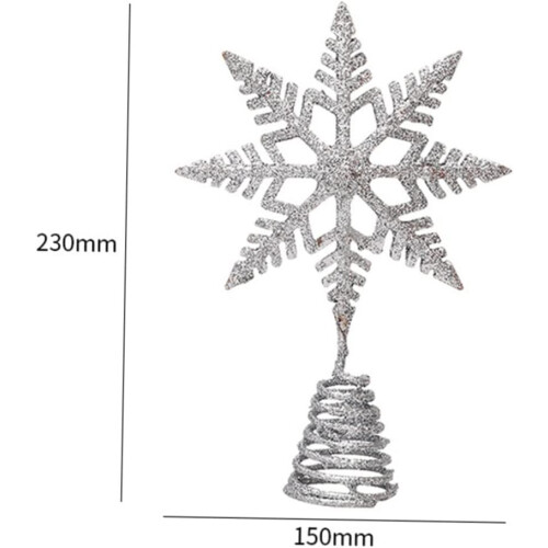 Tree Top Star Christmas Tree Baubles with Sweets Red Wrought Iron 1