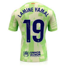 Lamine Yamal Signed 2024-25 Barcelona Third Football Shirt