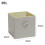 Versatile Home Storage Solutions, Space-saving Storage Cubes With Stylish Fabric, Heavy-duty Polypropylene Material, Cardboard Support, Easy Carrying 2