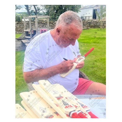 Ian Botham Signed Mini Attack Cricket Bat 1