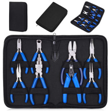 Jewelry Making Pliers Set 8pcs Micro Precision Tools for Beading Wire Craft