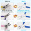 Jewelry Making Pliers Set 8pcs Micro Precision Tools for Beading Wire Craft 2