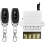 Wireless Light Switch and Receiver Kit AC110V 30A RF Remote Control for Fan Light Motor Pump Security Systems White Ref: 7447 1