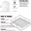 Adjustable Window Screen Replacement Kit with Zipper Opening Keep Mosquitoes Away Insect Nets for Household 2