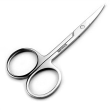 Eyebrow Scissors Curved Stainless Steel for Brow Shaping, Lash, Nose Hair, Mustache, Nail Trim