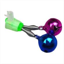 Fishing Alarm Rod Bell Clamp Tip Accessories Outdoor Metal Spiral Colo