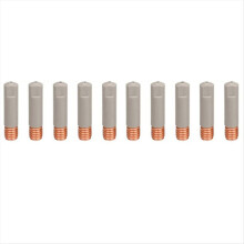 10 Stück MB15AK Schweißdüsenspitzen mit Schutzbeschichtung, M6-Gasdüse 1,2 mm, MIG
