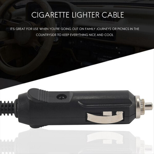 2m 12V Replacement Car Cooler Box Fridge Lighter 2 Pin Charger Cable 2