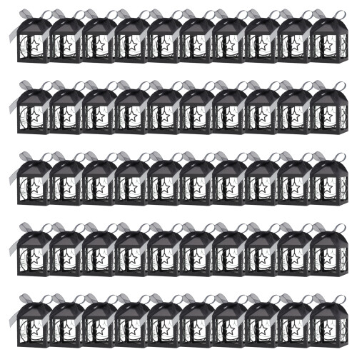 Verpackungsbox, Bonbonschachtel mit Papierstruktur,-Schwarz