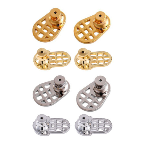 Nonslip Earring Support Backings For Drooping Ears-Gold Style 1 1