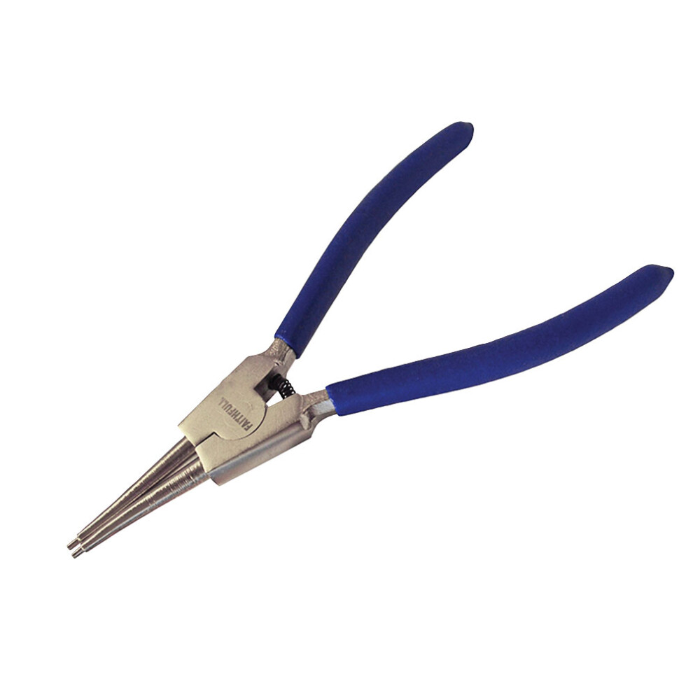 Faithfull FAIPLCIREXTS Circlip Pliers Outside Straight CRV 180mm (7in)