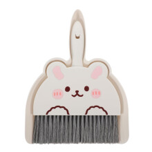Mini Dustpan and Brush Set Portable Broom for Tabletop Crumbs Office Desk Cleaning Tools (9.04x6.88in)