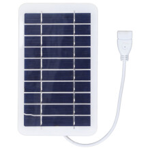 Flexible Solar Panel For Outdoor Activities, High Conversion Rate Portable Solar Charger High Efficiency Output Waterproof Sun Powered Battery Kit For