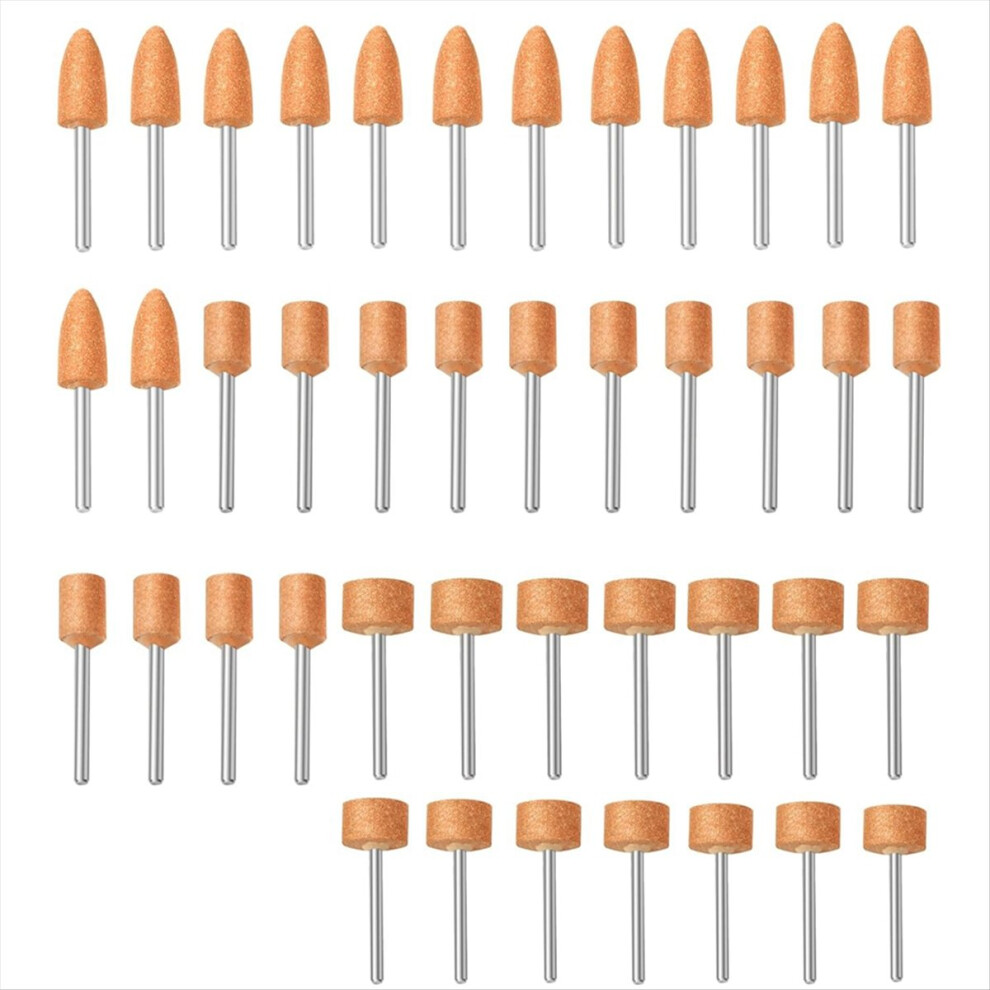 42Pcs Sanding Bits For -Rotary Tool Kit, Grinding Stone Set With 1/8In 4852494379201