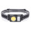 Adjustable Headband Headlamp, Multi Mode Super Bright LED Rechargeable Head Flashlights with Red Light Indicator for Emergency Signaling 3