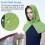 Leichter, atmungsaktiver Polyester-Schal mit UPF50+-Lila 6