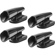 Vehicle Deer Whistles, Hassle-Free Purchase for Enhanced Road Safety, Black (4 Pieces)