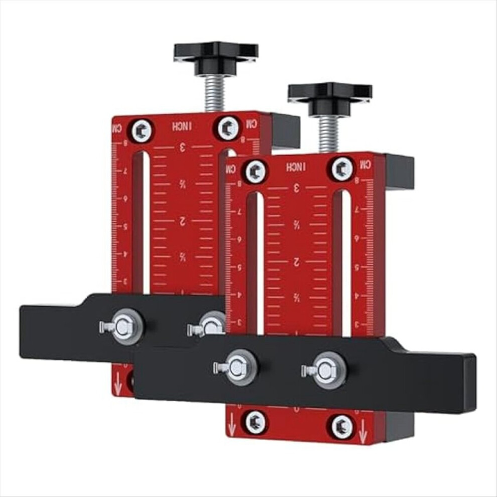 2Pcs Cabinet Door Installation Positioner,Aluminum Alloy Hardware Jig, 4852494380207